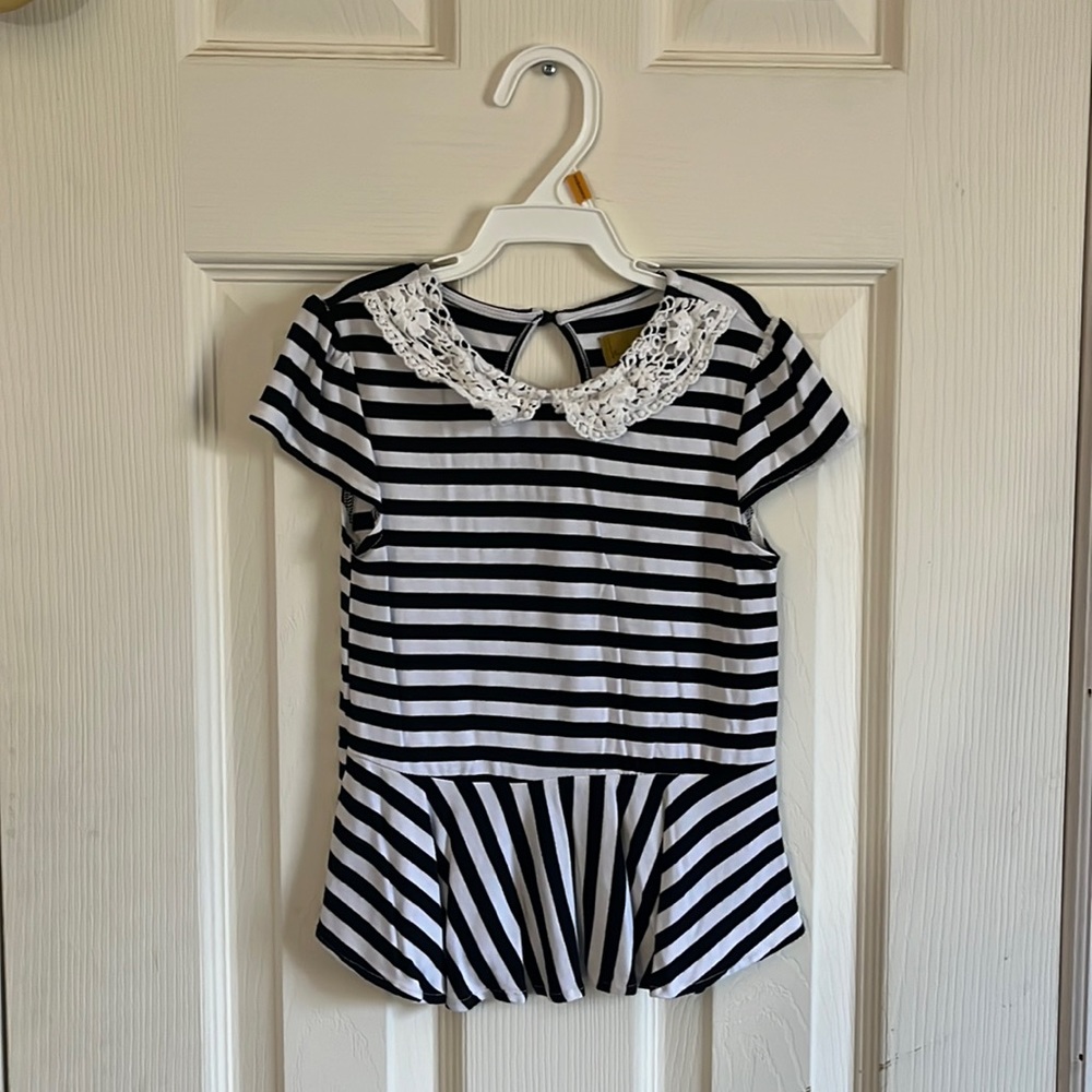 Nicole Miller Toddler Striped Top in 4T
